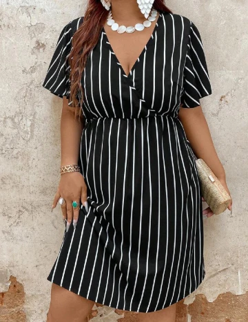 Rochie scurta SHEIN CURVE, negru