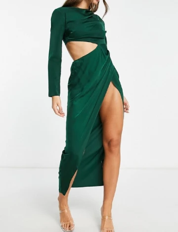Rochie lunga ASOS, verde Verde