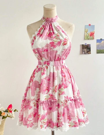 Rochie scurta SHEIN, roz