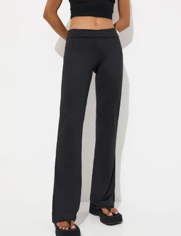 Pantaloni Pull&Bear, negru