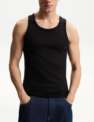Maiou Bershka, negru Negru