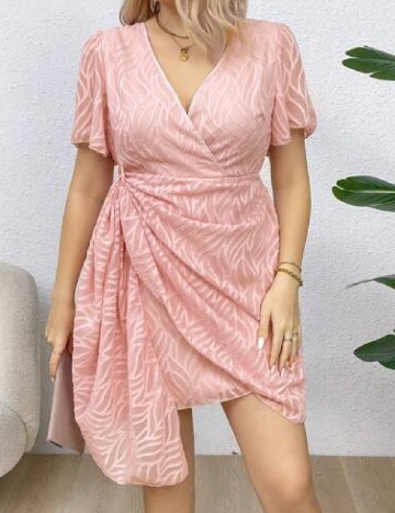 
						Rochie scurta SHEIN CURVE, roz