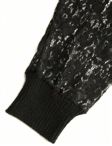 Pulover SHEIN CURVE, negru