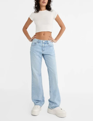 Blugi Stradivarius, albastru