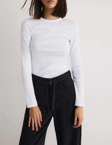 Bluza Reserved, alb