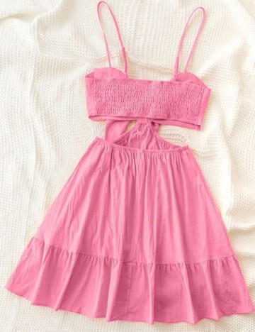 Rochie scurta SHEIN, roz