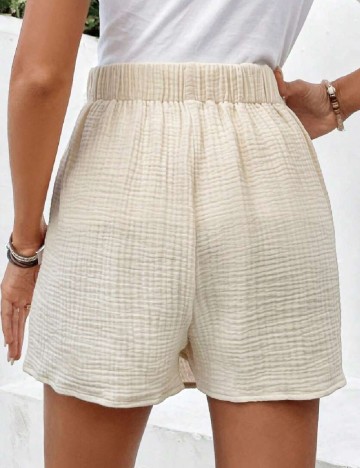 Fusta pantalon SHEIN, crem