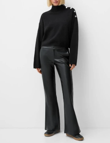 Pantaloni Bershka, negru