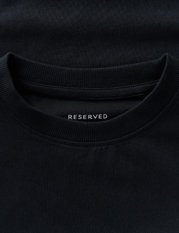 Tricou Oversize Reserved, negru