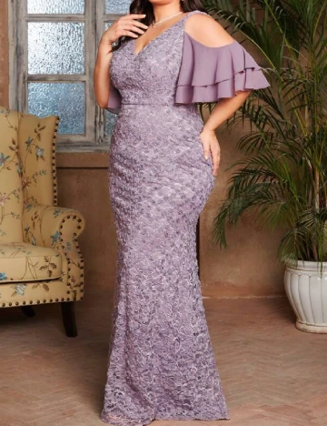 Rochie lunga SHEIN CURVE, mov