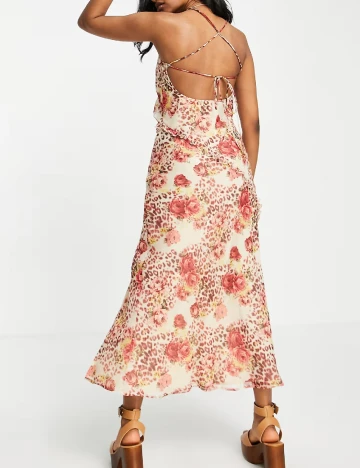 Rochie lunga ASOS, floral print