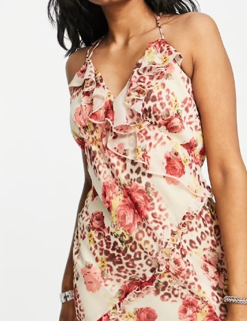 Rochie lunga ASOS, floral print
