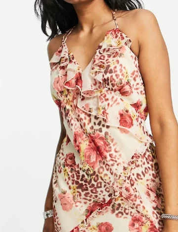 Rochie lunga ASOS, floral print