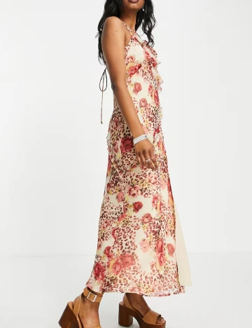 Rochie lunga ASOS, floral print