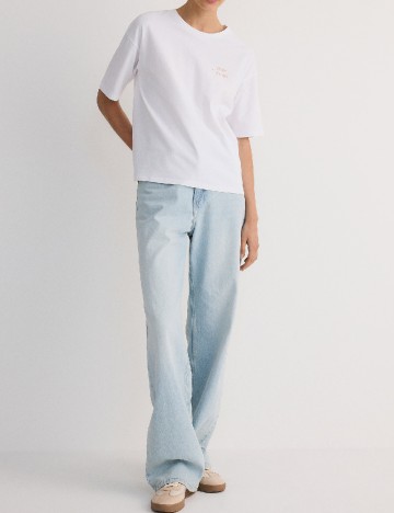 Tricou Reserved, alb