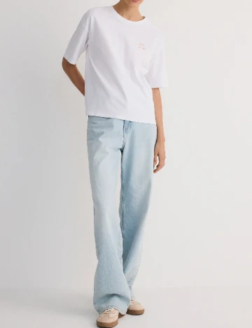 Tricou Reserved, alb