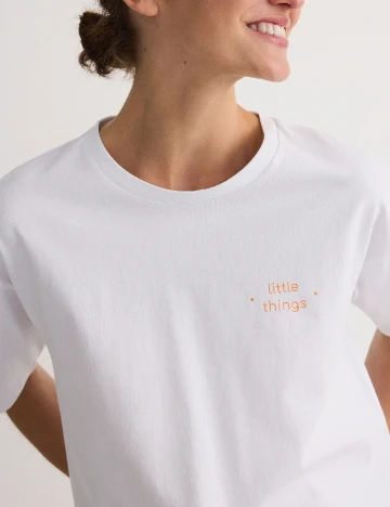 Tricou Reserved, alb