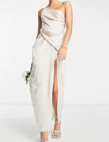 Rochie lunga ASOS, ecru