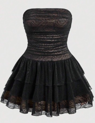 Rochie scurta SHEIN CURVE, negru