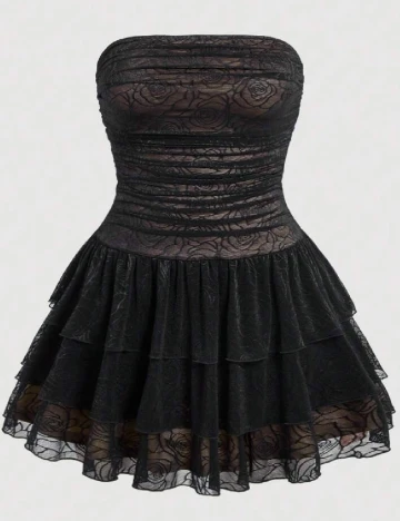 Rochie scurta SHEIN CURVE, negru