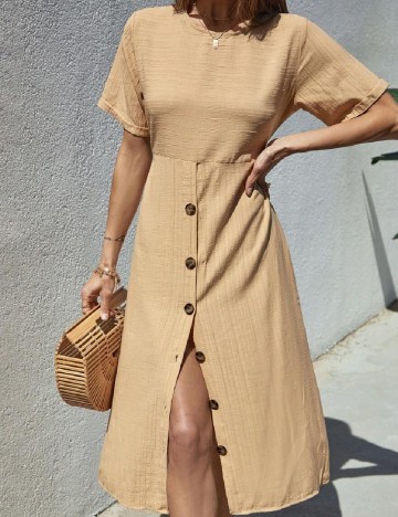 Rochie medie SHEIN, maro