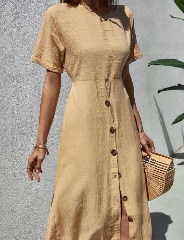 Rochie medie SHEIN, maro