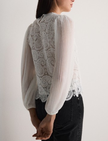 Bluza Reserved, alb