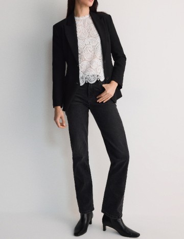 Bluza Reserved, alb