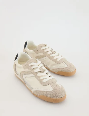 Adidasi Reserved, gri/crem
