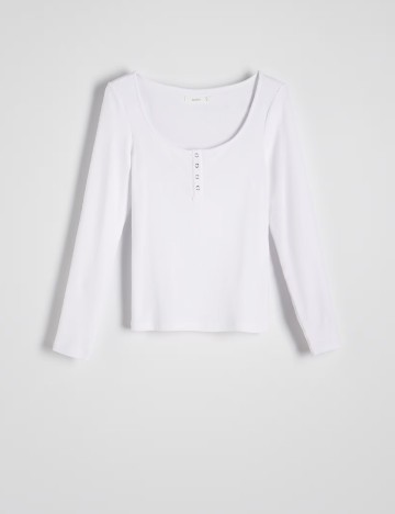 Bluza Reserved, alb