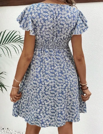Rochie scurta SHEIN Maternity, albastru