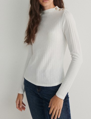 Bluza Reserved, alb