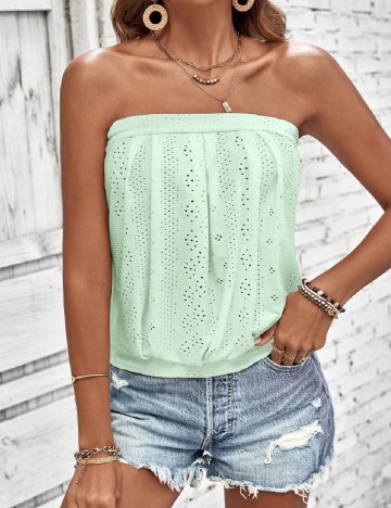 
						Top SHEIN, verde deschis