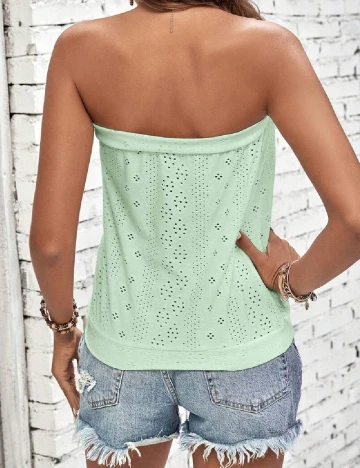 Top SHEIN, verde deschis