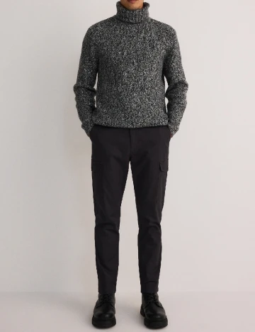 Pantaloni Reserved, gri inchis