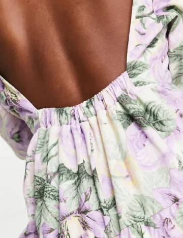Salopeta ASOS, floral print