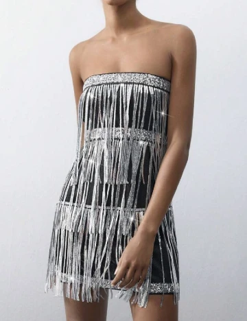 Rochie scurta SHEIN, gri