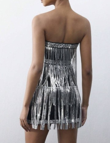 Rochie scurta SHEIN, gri