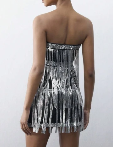 Rochie scurta SHEIN, gri