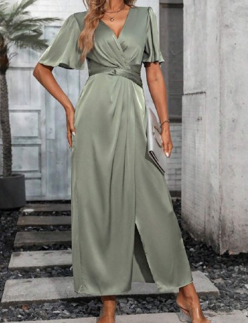 Rochie lunga SHEIN, verde