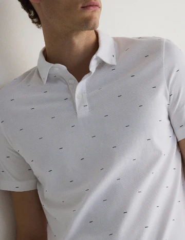 Tricou Reserved, alb