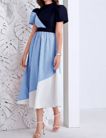 Rochie medie SHEIN, albastru