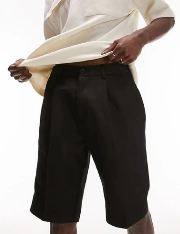 Pantaloni scurti Topman, negru