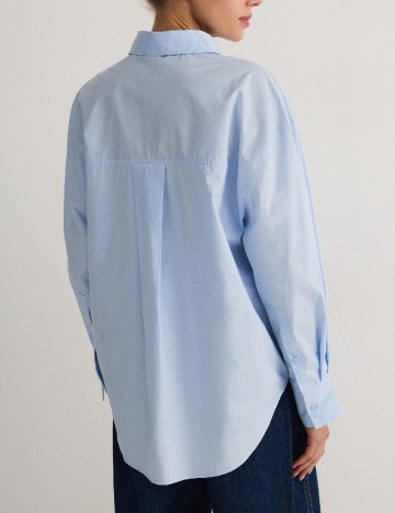 Camasa Oversize Reserved, albastru