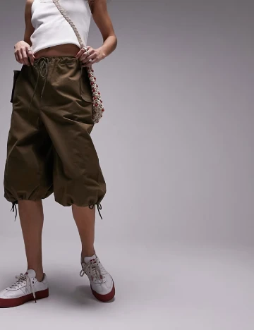 Pantaloni scurti Top Shop, verde Verde