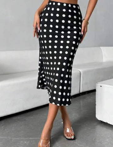 Fusta SHEIN, negru Negru