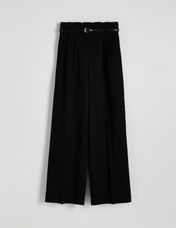 Pantaloni Reserved, negru