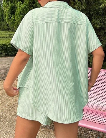 Compleu SHEIN CURVE, verde Verde