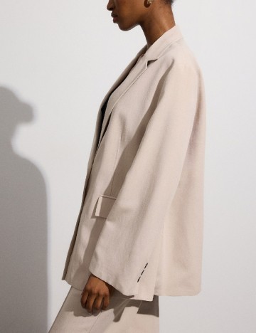 Sacou Oversize Reserved, bej