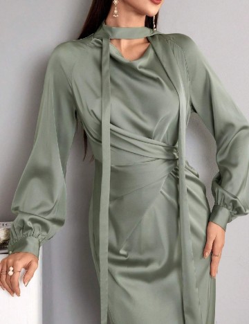 Rochie medie SHEIN, verde